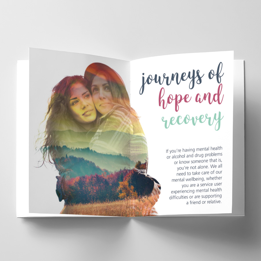 Greater Manchester Mental Health Recovery Book by Cube Creative