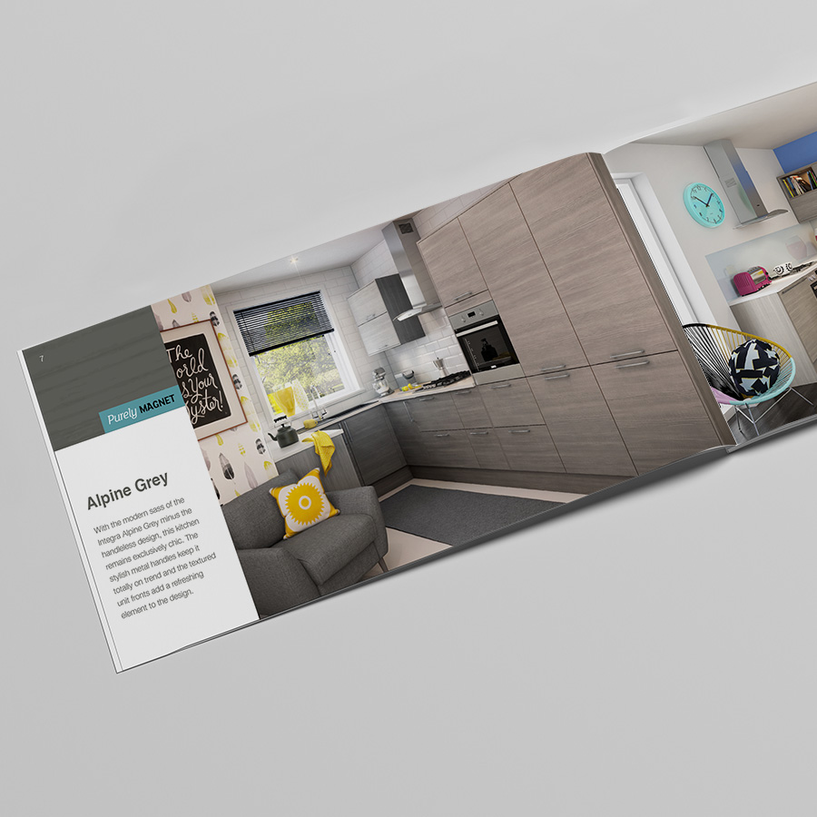 Magnet Kitchens Brochure Design by Cube Creative
