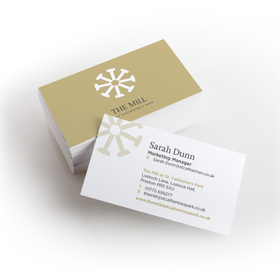 St Catherine's Park, The Mill Business Card Design by Cube Creative